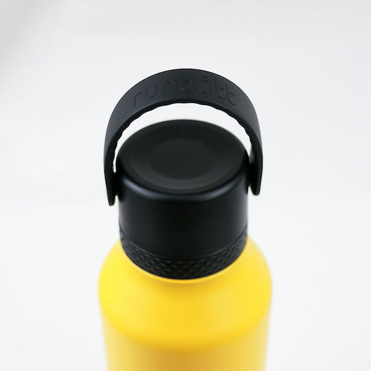 Runbott Sticlă Termos Oțel Inoxidabil Fără BPA 600ml Galben