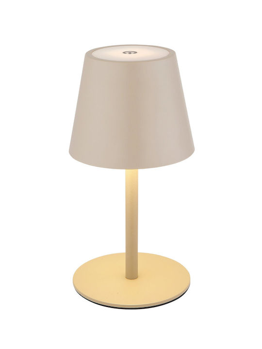 Globo Lighting Table Lamp with Beige Shade and Base