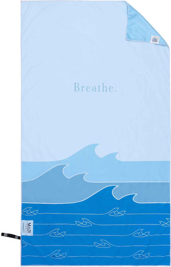 Madi Cotton Blue Beach Towel Pareo