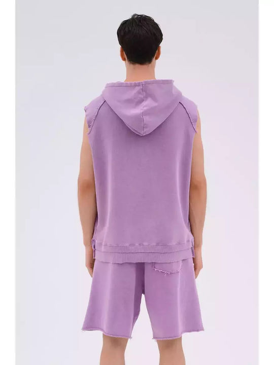 Φούτερ Vintage Purple