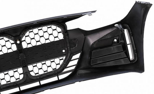 Front Bumper 3 F30/F31 11-19 G20 G80 M Look Black Chrome