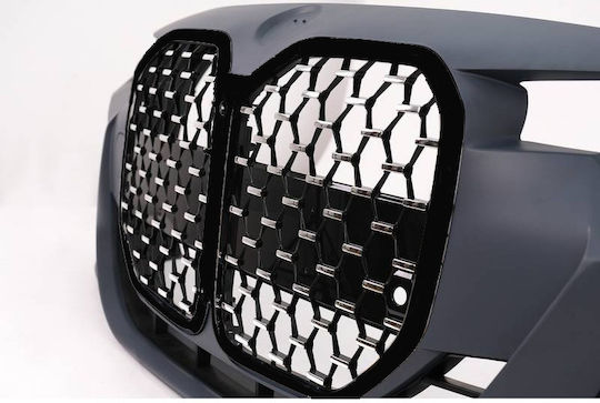 Front Bumper 3 F30/F31 11-19 G20 G80 M Look Black Chrome
