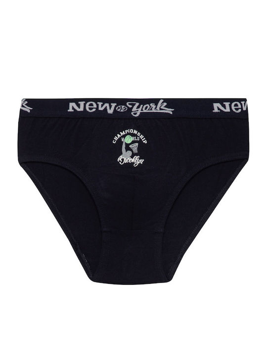 Minerva New York Σετ Παιδικά Βρακάκια Multicolour 3τμχ Minerva New York Σετ Παιδικά Βρακάκια Multicolour 3τμχ