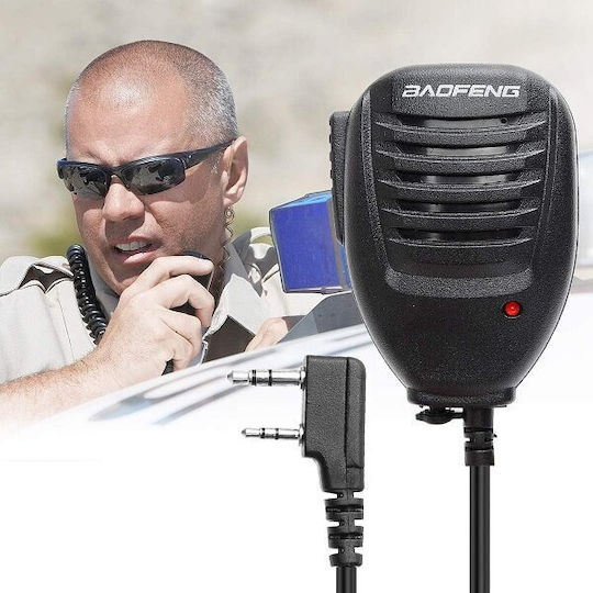 Baofeng Microfon de mână Radio Portabil UHF/VHF Compatibil cu BF-888S, UV-5R Plus, GT-3, UV-82L
