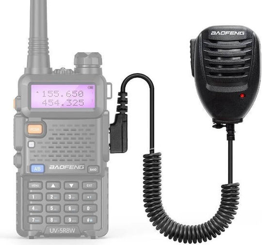Baofeng Microfon de mână Radio Portabil UHF/VHF Compatibil cu BF-888S, UV-5R Plus, GT-3, UV-82L