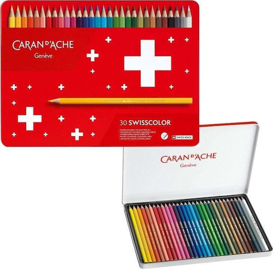Caran D'ache Set de creioane colorate Acuarelă 30buc Pachet de 1 ambalaje