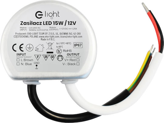 15w Ip65 Mounting Power Supply