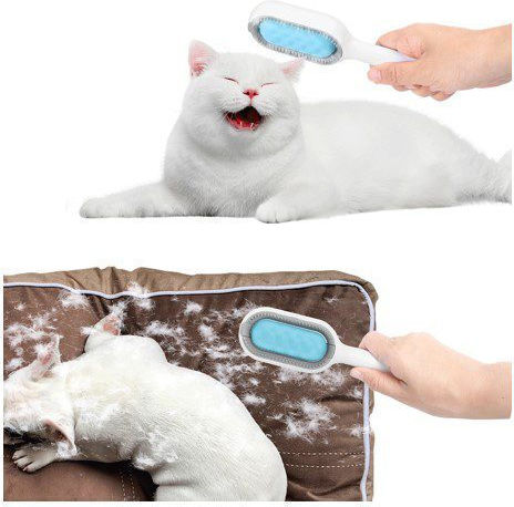 Nobleza Pet Grooming Comb 2 in 1 Hair Removal Grooming Comb for Sofas and Fabrics