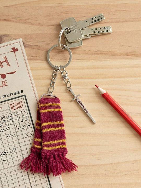 Μπρελόκ 12εκ Κασκόλ Χαρι Ποτερ Gryffindor