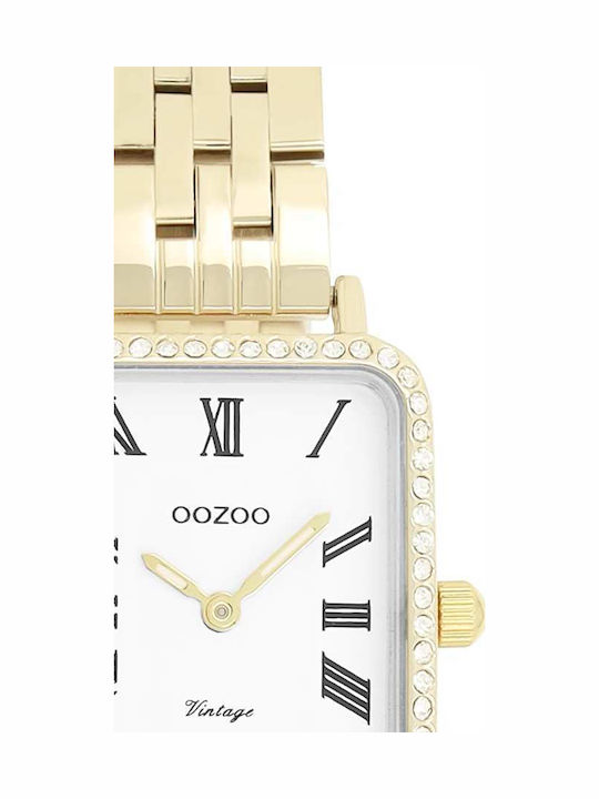 Oozoo Vintage Кварцов Часовник с Метална Верижка