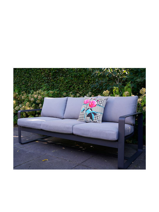 Garten- und Outdoor-Möbelsets Amalf 4 Stück Aluminium mit Kissen