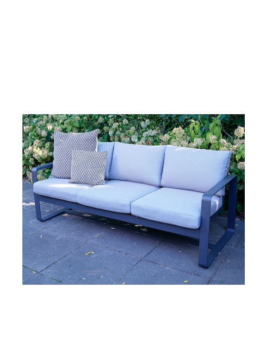Garten- und Outdoor-Möbelsets Amalf 4 Stück Aluminium mit Kissen