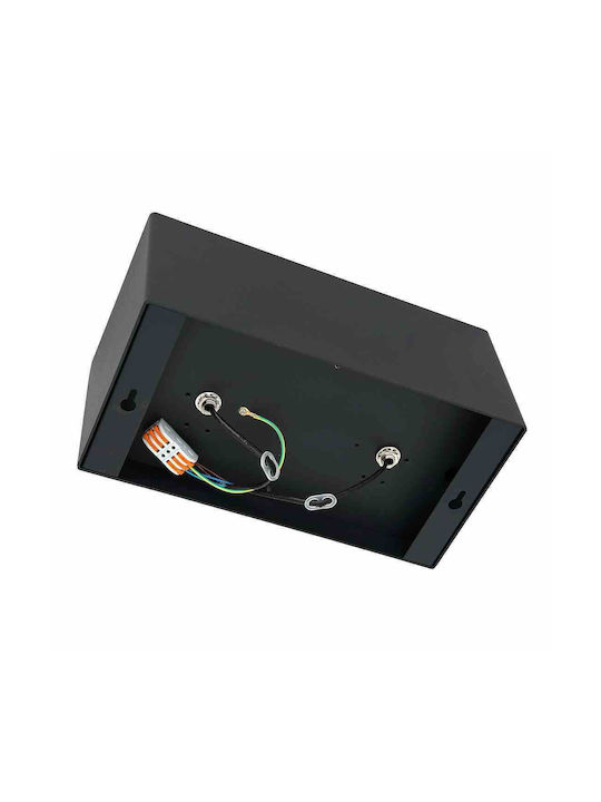 Eko Light Spot Încorporat cu Soclu GU10 Negru 1buc