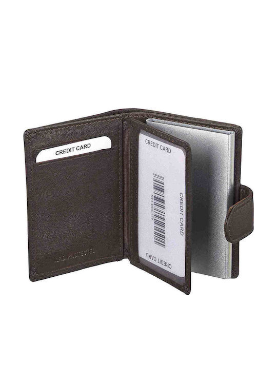 Кожен Мъжки Портфейл с RFID Кафяв
