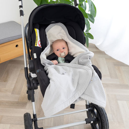 Bemini Bettdecke Kinderwagen Gray
