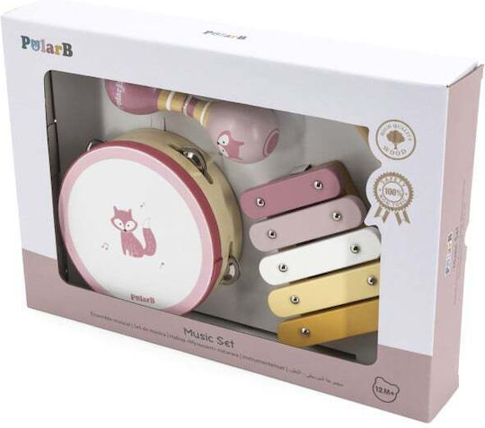 Viga Toys Musikinstrument aus Holz mit Musik für 12++ Monate