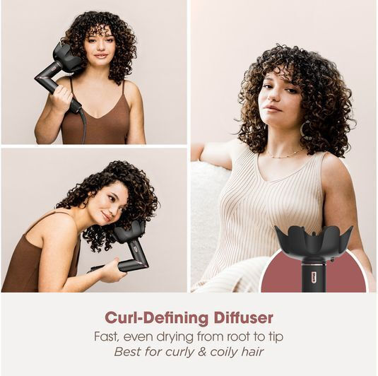 Shark FlexStyle 5-in-1 Ceramic Electric Brush with Air for Straightening and Curls 1650W