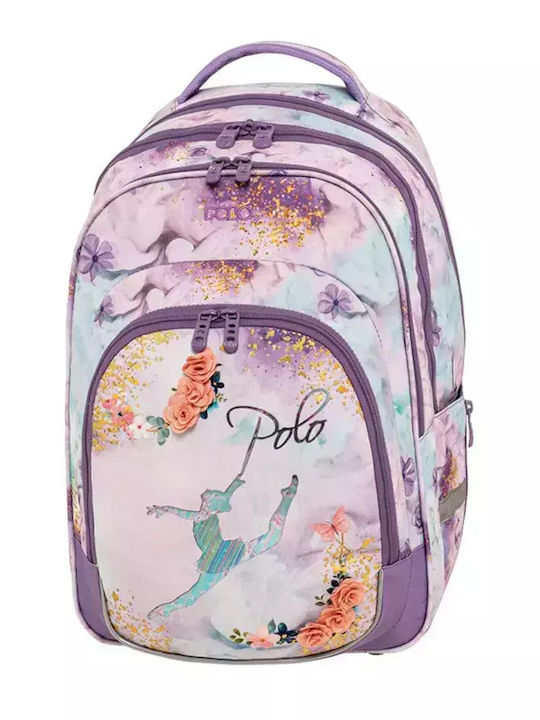 Polo Growly Schulranzen Rucksack Grundschule Lila 25Liter 2025