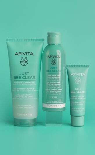 Apivita Routine Just Bee Clear Skin Care Set for Moisturizing 3pcs