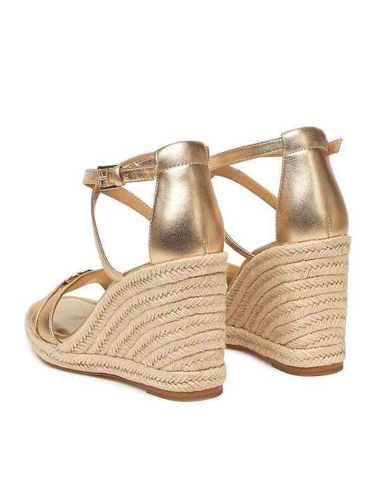 Mandy Wedge Women's Platform Shoes Gold