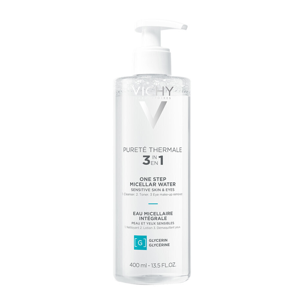 Vichy Purete Thermale Micellar Water Αφαίρεσης Μακιγιάζ Προσώπου & Ματιών 400ml