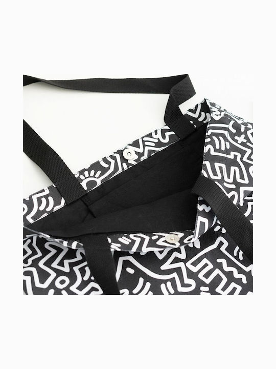 Grupo Erik Shopping Bag in Black color