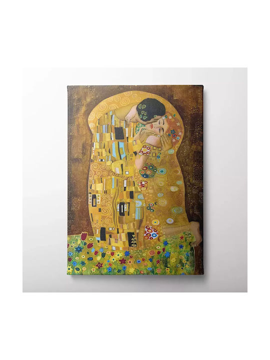 Tablou pe pânză "Sărutul" Gustav Klimt Knv164 80cm X 120cm