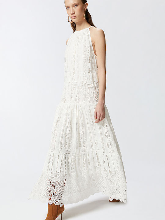 Rochie Maxi De Vară Albă
