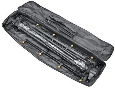 Baracuda Rp10 Rod Pod 4 Rods Black