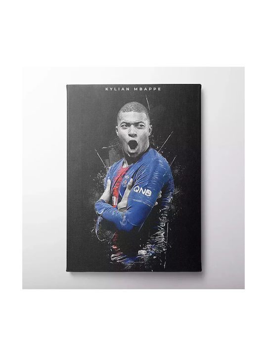 Canvas Painting Kylian Mbappe Knv1545 45cm X 65cm