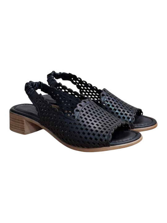 Leather Sandals Anatomic Black