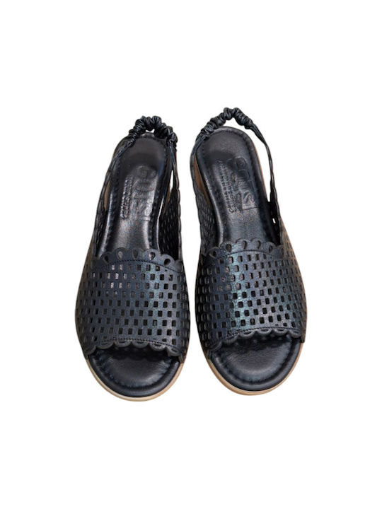 Leather Sandals Anatomic Black