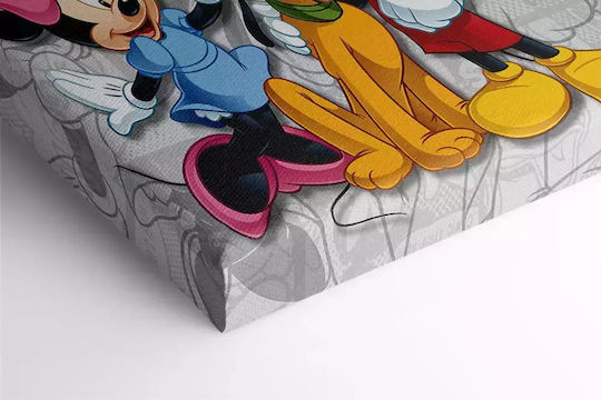 Kids Canvas Wall Painting Mickey & Friends 65x95cm