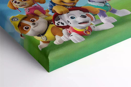 Kids Canvas Wall Painting Paw Patrol 65x65cm