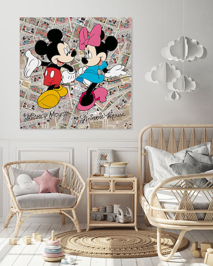 Детска Стена Mickey & Minnie 65x65бр