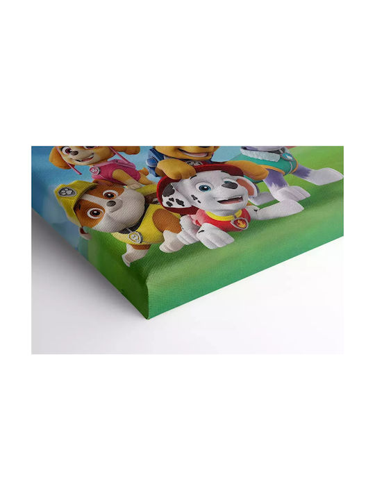 Kids Canvas Wall Painting Paw Patrol 95x95cm
