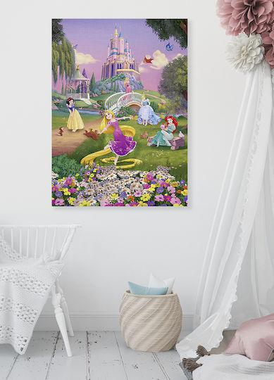 Kids Canvas Wall Painting Disney Princesses 65x95cm