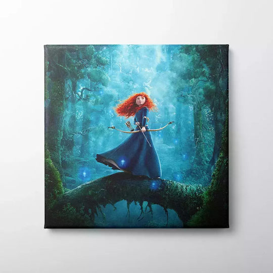 Kids Wall Art Brave 95x95cm