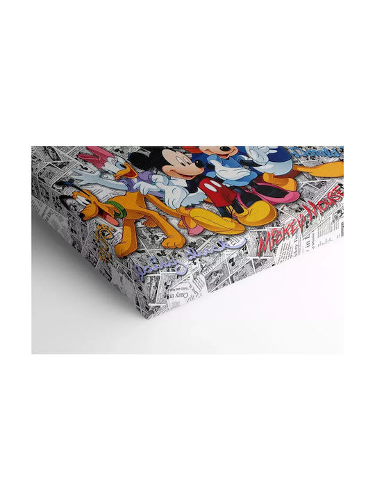 Kids Canvas Wall Painting Mickey & Friends 80x120cm