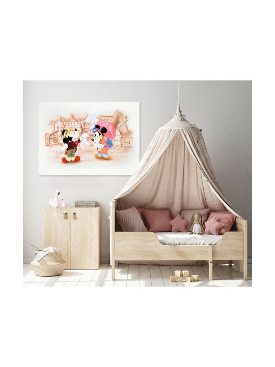 Kids Canvas Wall Painting Mickey & Minnie 80x120cm