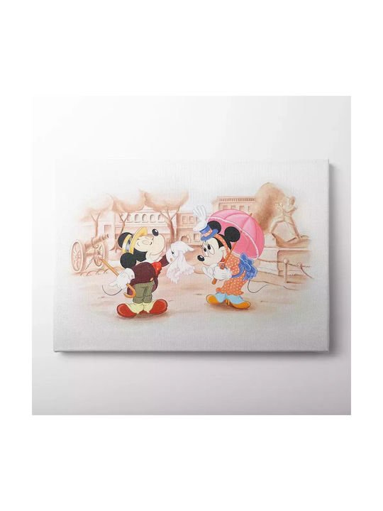 Παιδικός Πίνακας Mickey & Minnie 30x40εκ.
