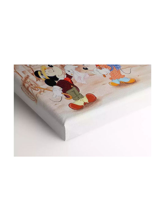 Kids Canvas Wall Painting Mickey & Minnie 30x40cm