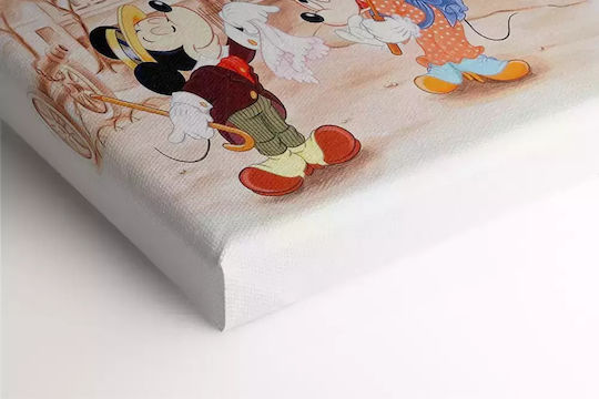 Kids Canvas Wall Painting Mickey & Minnie 30x40cm