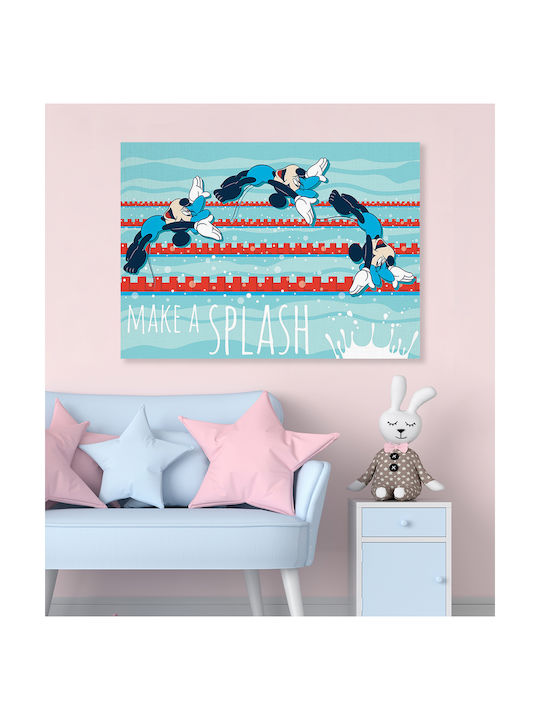 Kids Canvas Wall Painting Minnie 65x95cm