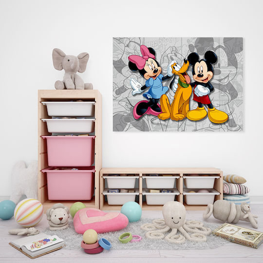 Kids Canvas Wall Painting Mickey & Friends 30x40cm