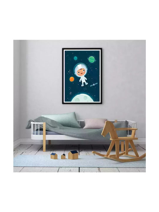 Kids Framed Wall Painting Astronaut 32x23cm