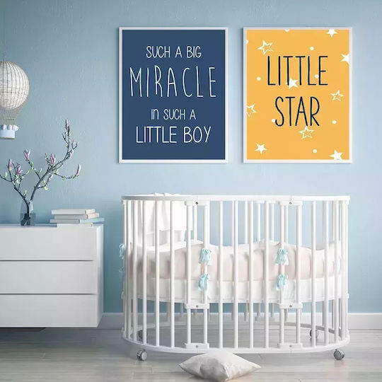 Kids Framed Plastic Wall Painting Miracle 21x30cm