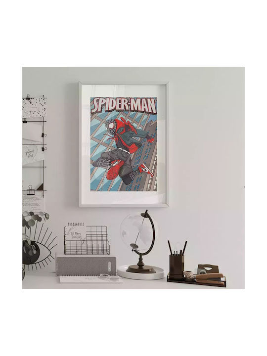 Poster Spiderman In Red Jordan Air Snk272 21cm X 30cm