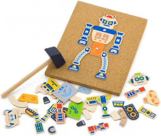 Viga Toys Παιχνίδι Κατασκευών Ξύλινo για Παιδιά 3+ Ετών