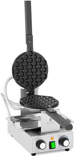 Royal Catering 1400 Mașină de gătit waffle comercială Single pentru clătite în formă de Bubble